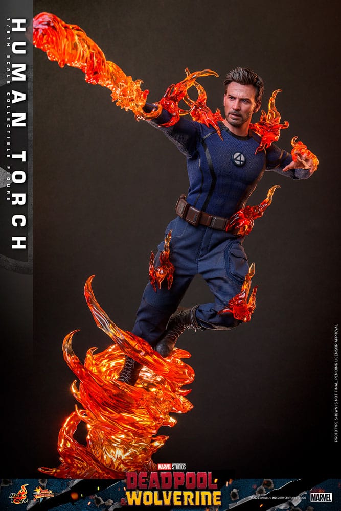 Deadpool & Wolverine Movie Masterpiece Action Figure Human Torch Hot Toys