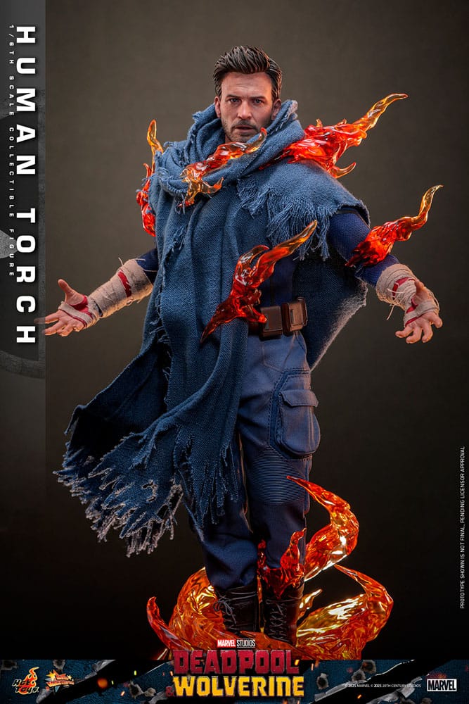 Deadpool & Wolverine Movie Masterpiece Action Figure Human Torch Hot Toys