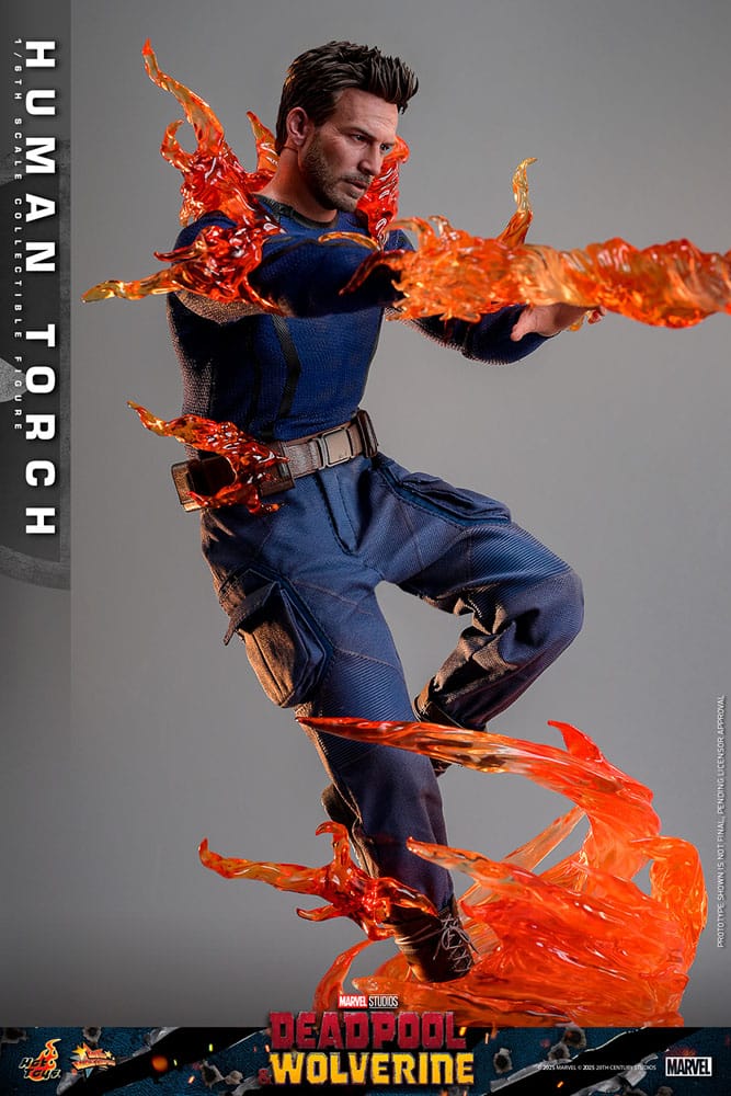 Deadpool & Wolverine Movie Masterpiece Action Figure Human Torch Hot Toys