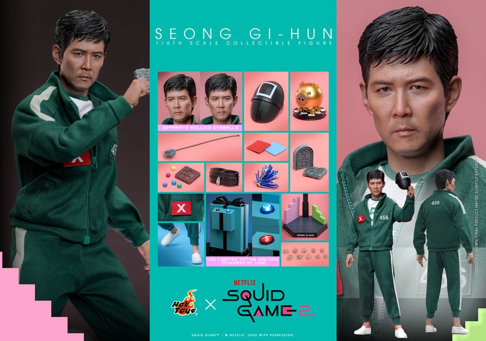 Squid Game 2 Action Figure Seong Gi hun Hot Toys