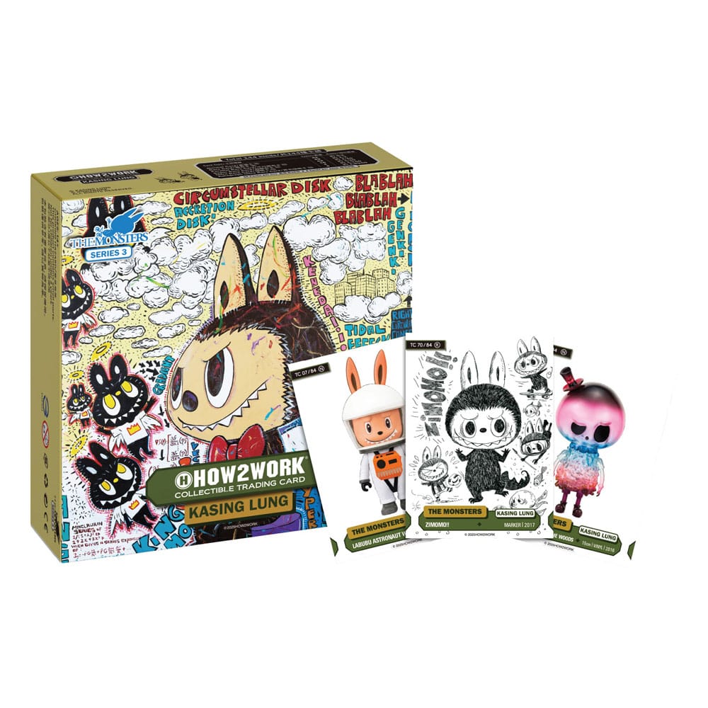 How2work Labubu Collectible Chrome Trading Cards The Monsters Series 3 10 How2Work