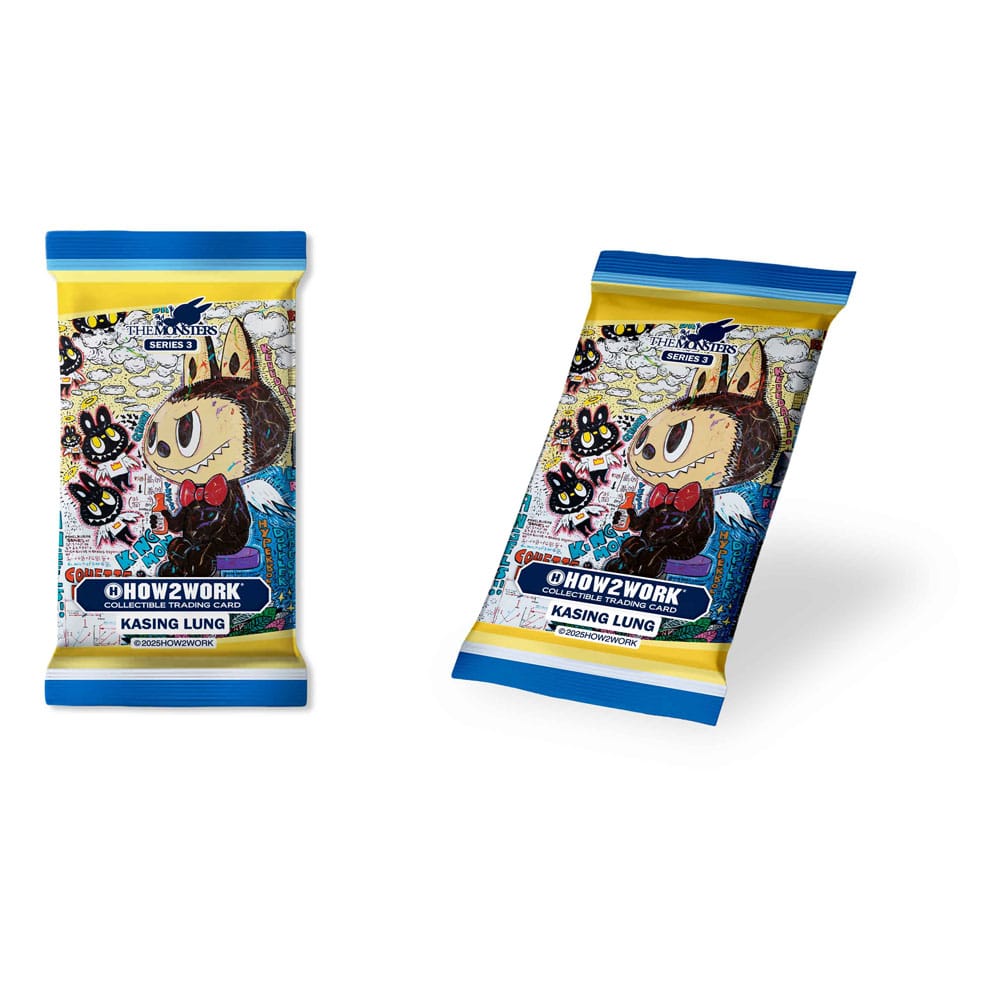 How2work Labubu Collectible Chrome Trading Cards The Monsters Series 3 10 How2Work