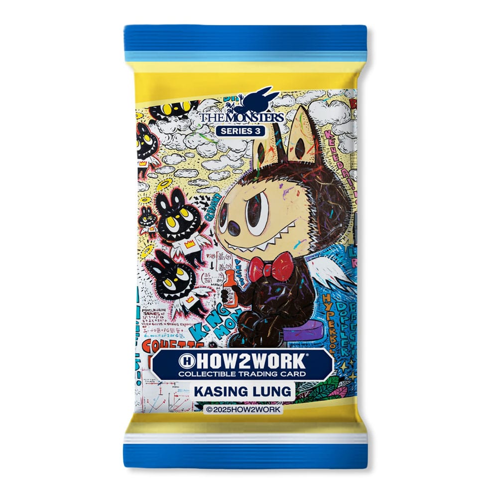 How2work Labubu Collectible Chrome Trading Cards The Monsters Series 3 10 How2Work