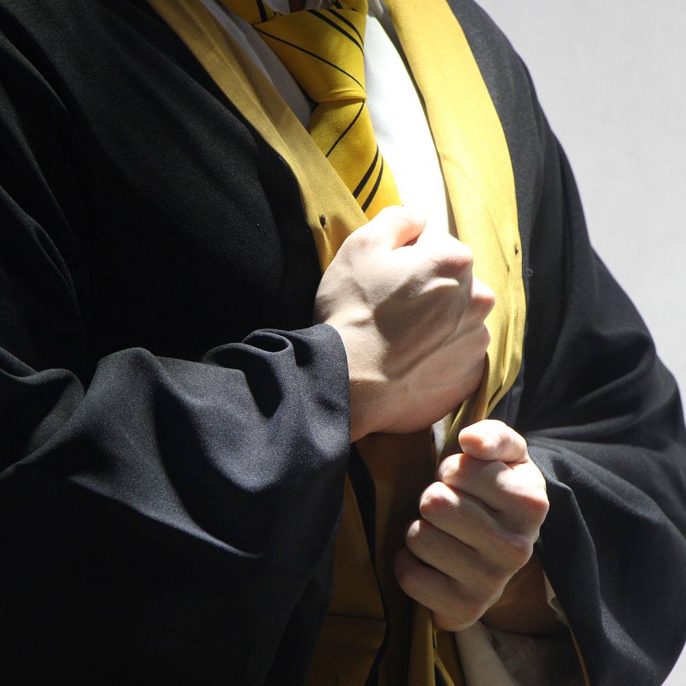 Harry Potter Wizard Robe Cloak Hufflepuff Size M Cinereplicas