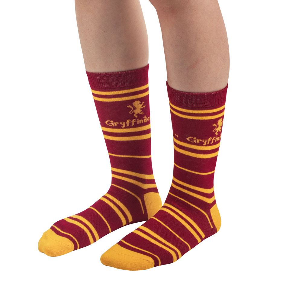 Harry Potter Socks 3 Pack Gryffindor Cinereplicas