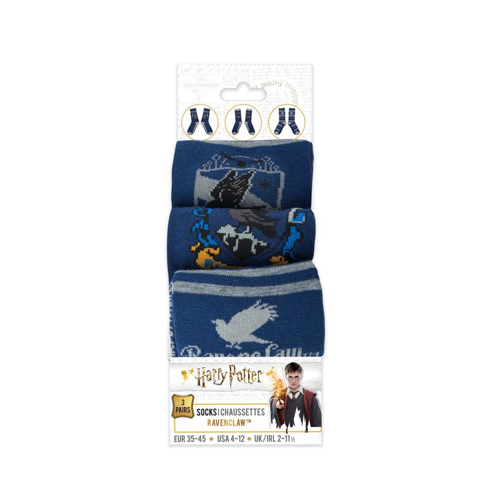 Harry Potter Socks 3 Pack Ravenclaw Cinereplicas