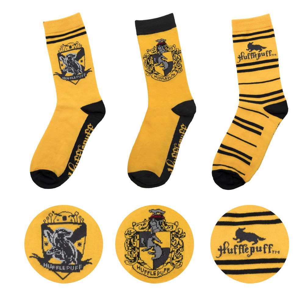 Harry Potter Socks 3 Pack Hufflepuff Cinereplicas