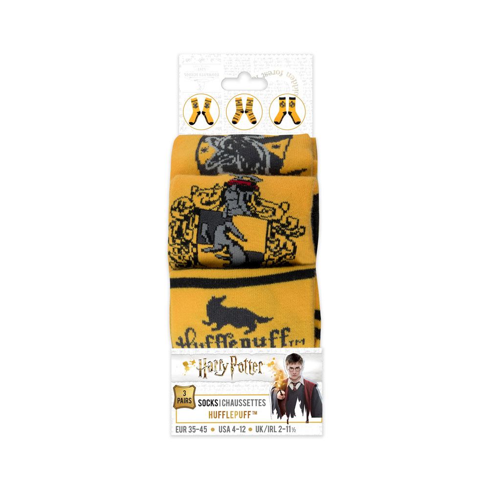 Harry Potter Socks 3 Pack Hufflepuff Cinereplicas
