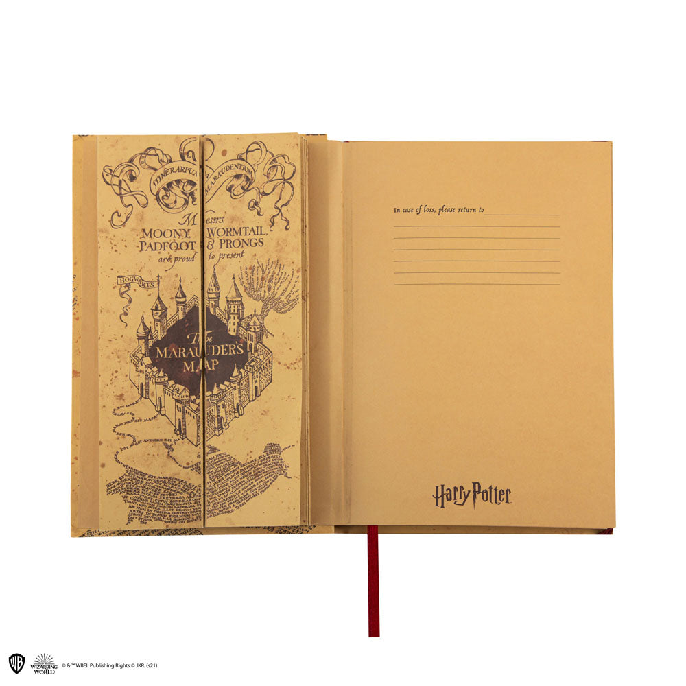 Harry Potter Notebook A5 Marauder's Map Cinereplicas