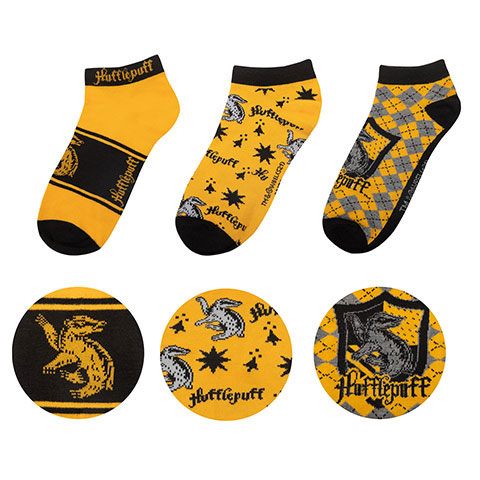 Harry Potter Ankle Socks 3 Pack Hufflepuff Cinereplicas