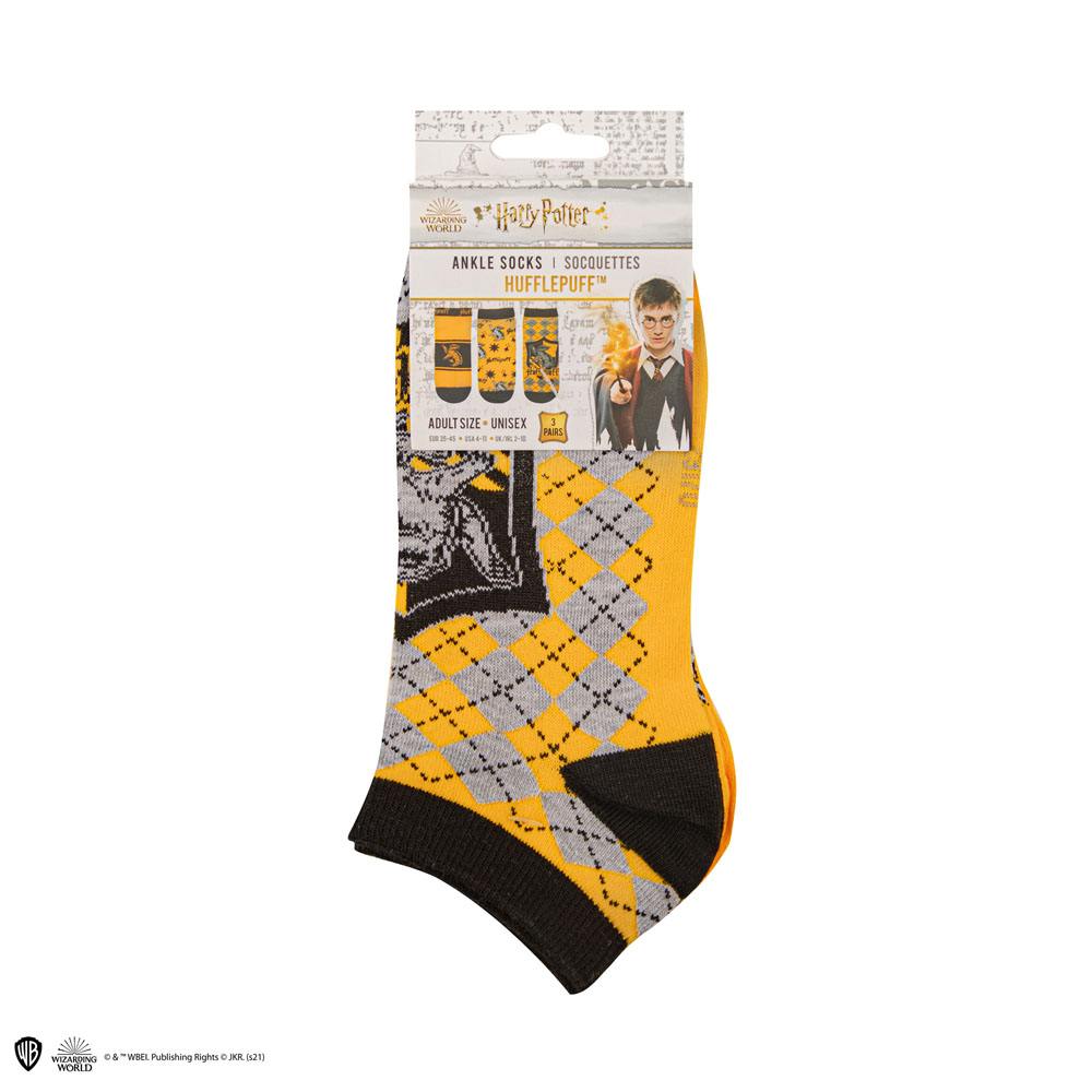 Harry Potter Ankle Socks 3 Pack Hufflepuff Cinereplicas
