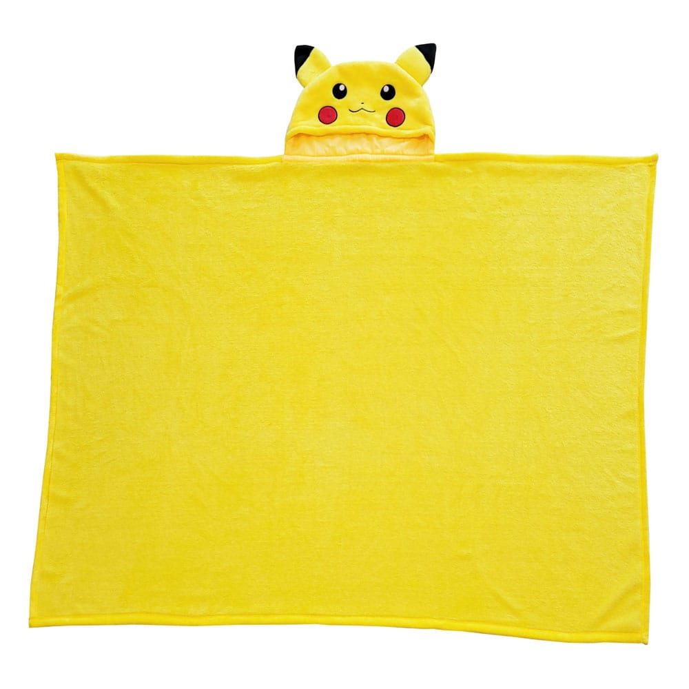 Pokémon Coral Hooded Blanket Pikachu Halantex