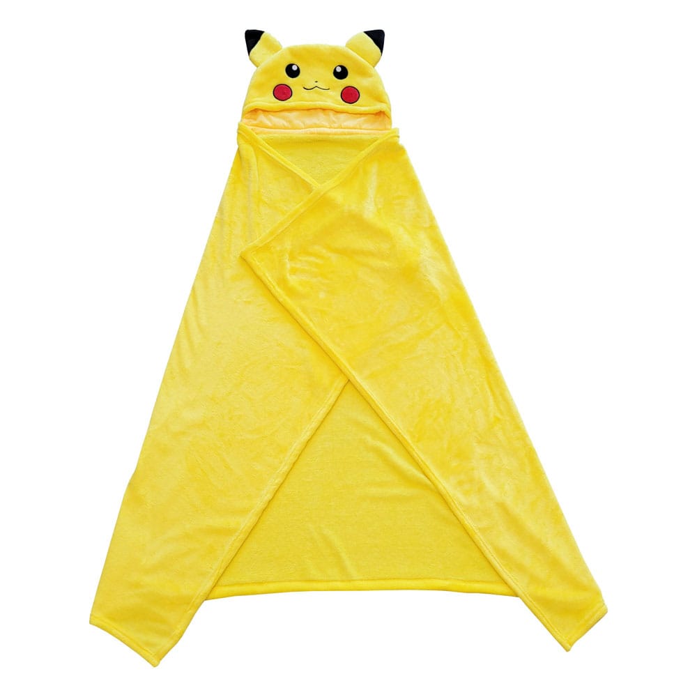 Pokémon Coral Hooded Blanket Pikachu Halantex