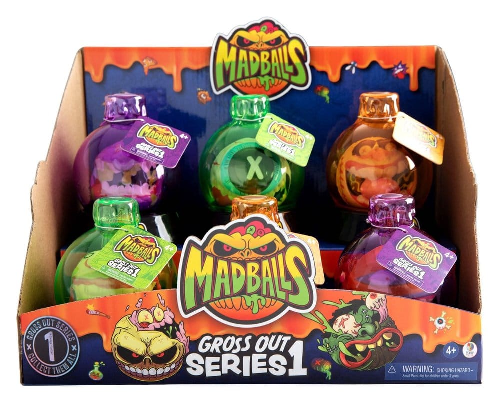 Mad Balls Bouncy Balls Gross Out Series 1 Assortment 12 Hunter Products