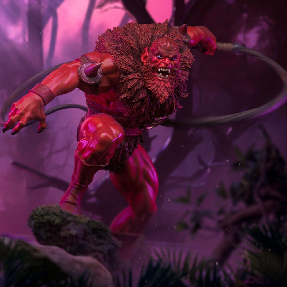 Masters of the Universe Art Scale Statue Red Beast Man Exclusive 2024 Iron Studios
