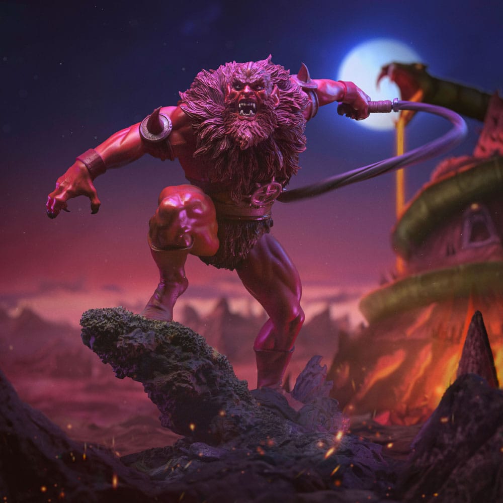 Masters of the Universe Art Scale Statue Red Beast Man Exclusive 2024 Iron Studios