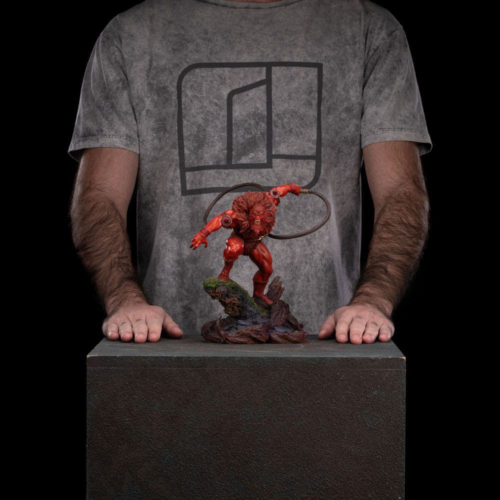 Masters of the Universe Art Scale Statue Red Beast Man Exclusive 2024 Iron Studios