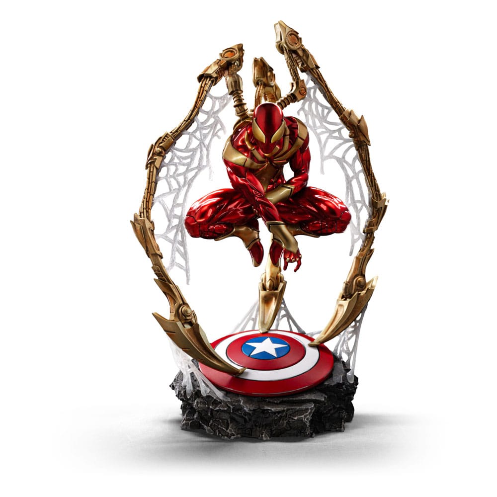 Marvel Art Scale Deluxe Statue Spider-Man Iron Armor Comics CCXP Exclusive 2024 Iron Studios