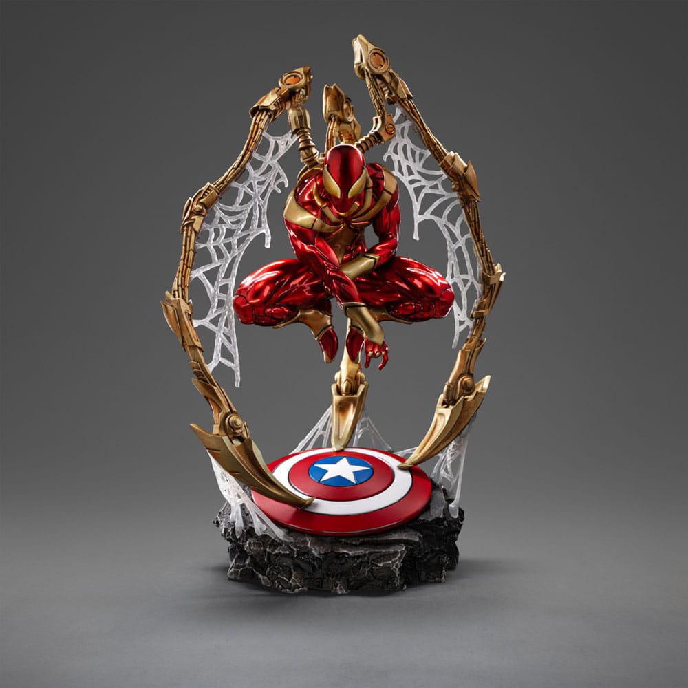 Marvel Art Scale Deluxe Statue Spider-Man Iron Armor Comics CCXP Exclusive 2024 Iron Studios