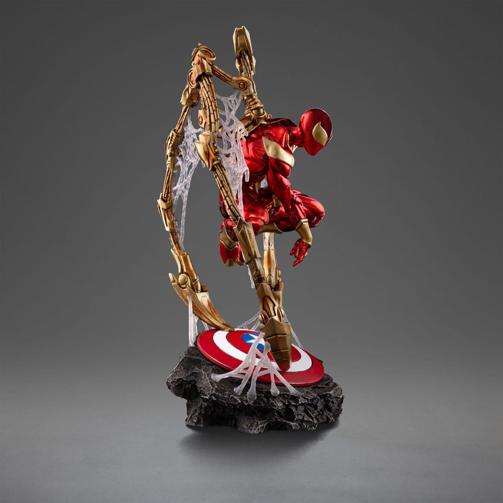 Marvel Art Scale Deluxe Statue Spider-Man Iron Armor Comics CCXP Exclusive 2024 Iron Studios