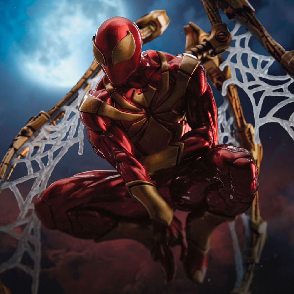 Marvel Art Scale Deluxe Statue Spider-Man Iron Armor Comics CCXP Exclusive 2024 Iron Studios