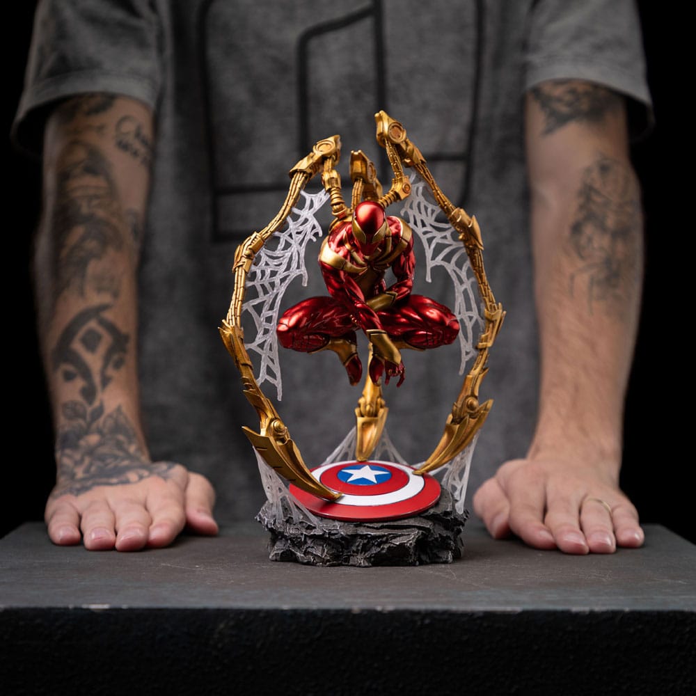 Marvel Art Scale Deluxe Statue Spider-Man Iron Armor Comics CCXP Exclusive 2024 Iron Studios
