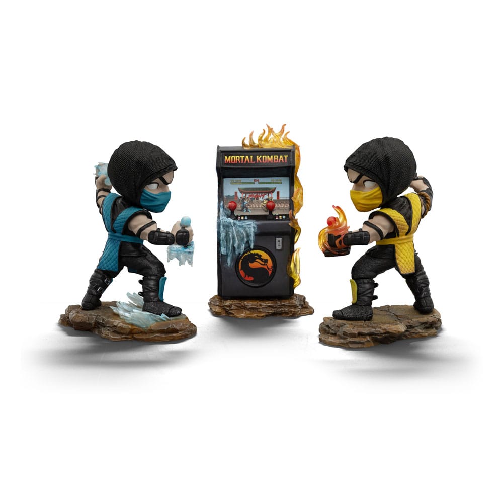 Mortal Kombat Mini Co. PVC Figures Scorpion vs. Subzero Arcade Set Iron Studios