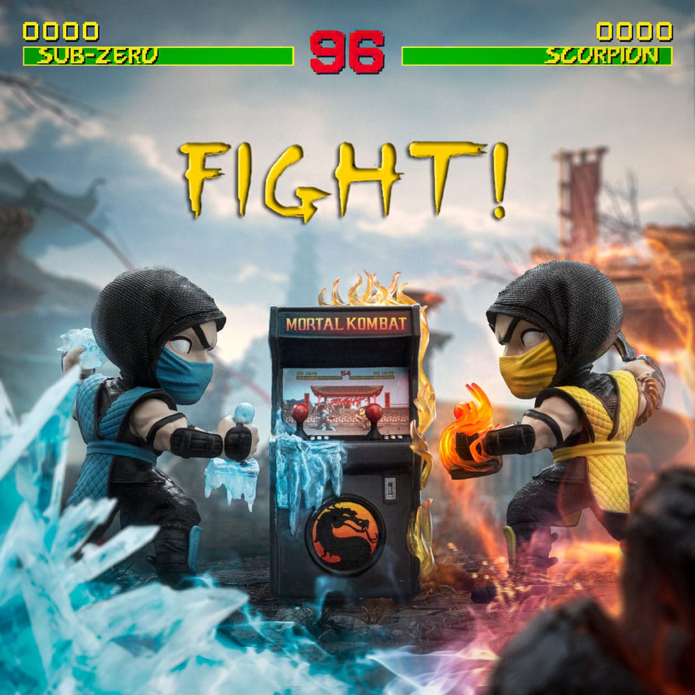 Mortal Kombat Mini Co. PVC Figures Scorpion vs. Subzero Arcade Set Iron Studios