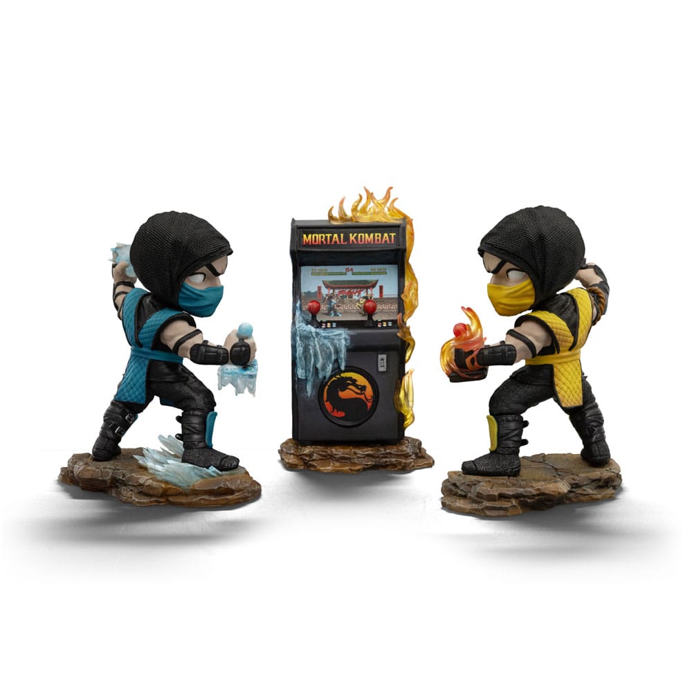 Mortal Kombat Mini Co. PVC Figures Scorpion vs. Subzero Arcade Set Iron Studios