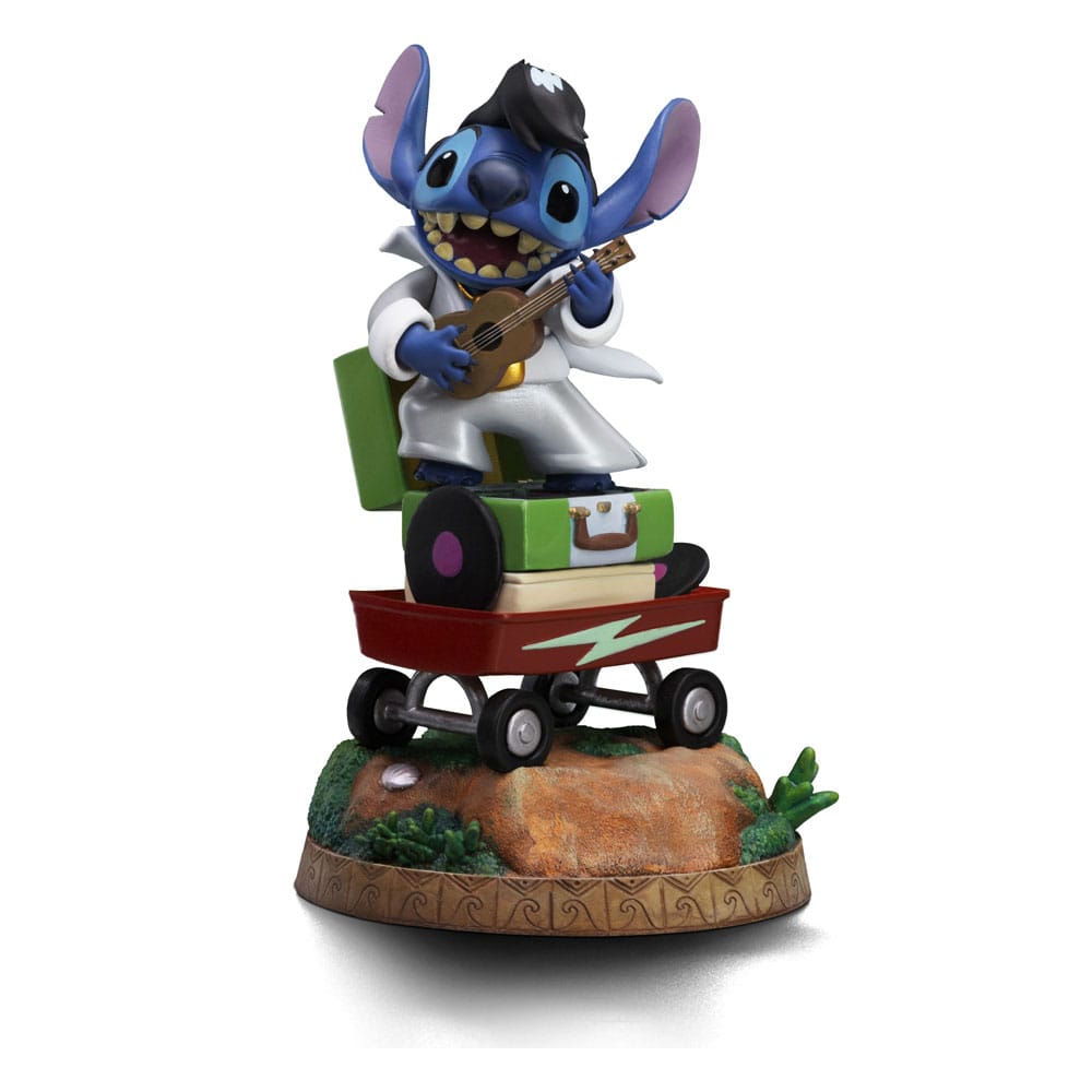 Lilo & Stitch Art Scale Statue Stitch King of Rock Iron Studios