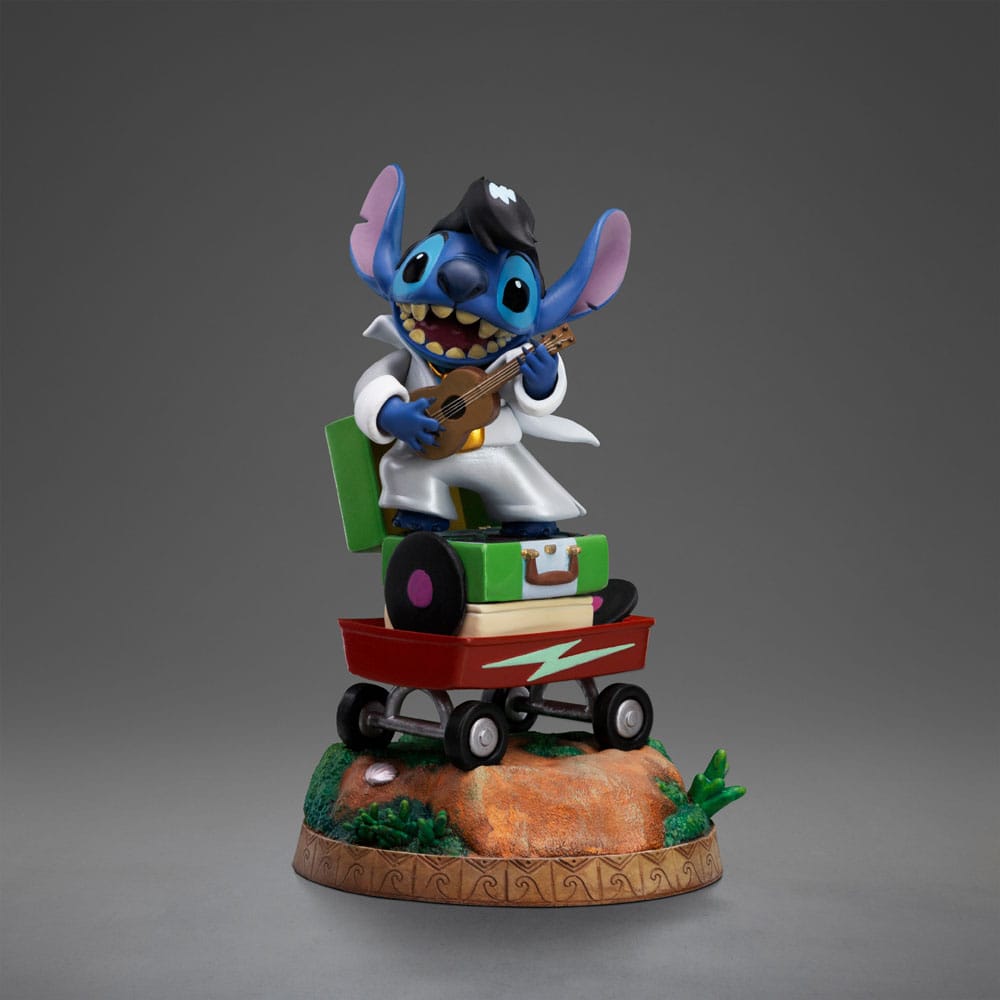 Lilo & Stitch Art Scale Statue Stitch King of Rock Iron Studios