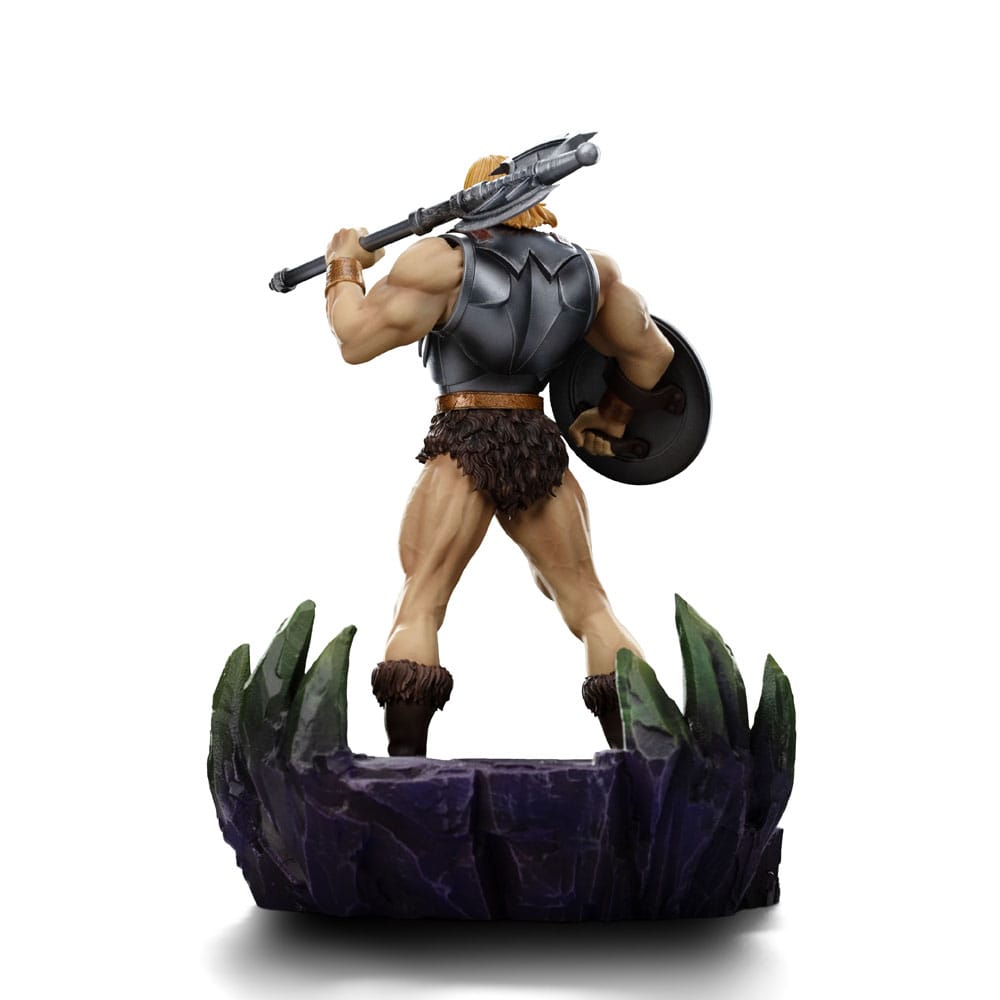 Masters of the Universe Art Scale Statue He-Man Battle Armor Version heo Exclusive Iron Studios