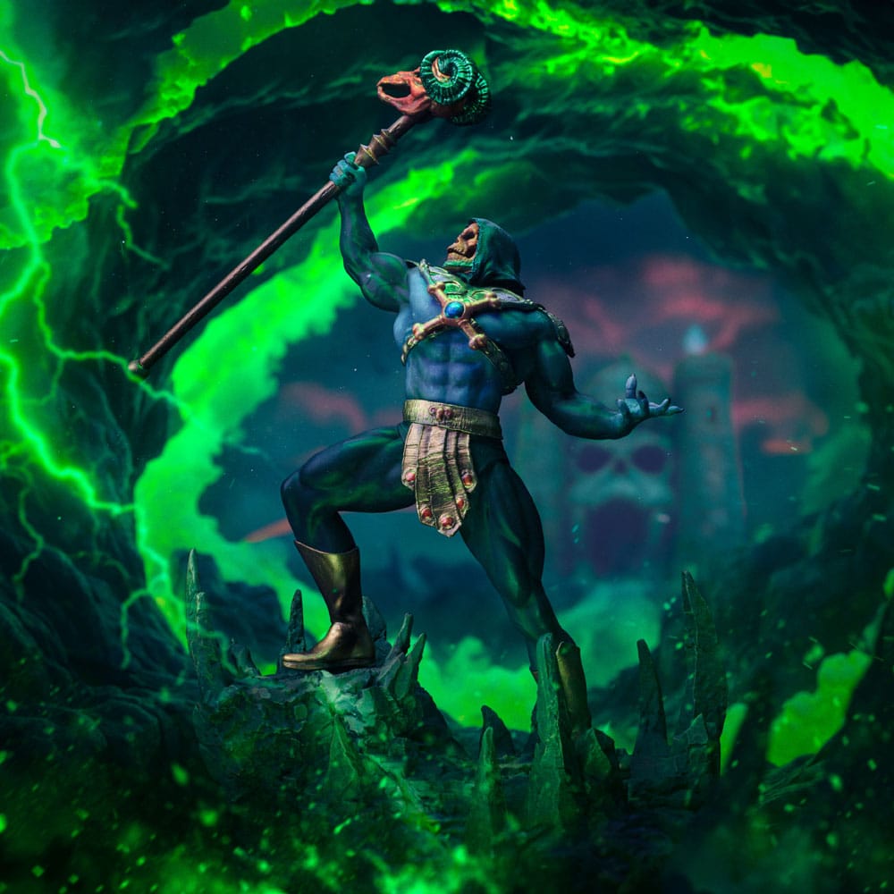 Masters of the Universe Art Scale Statue Skeletor Disco Ver. heo exclusive Iron Studios