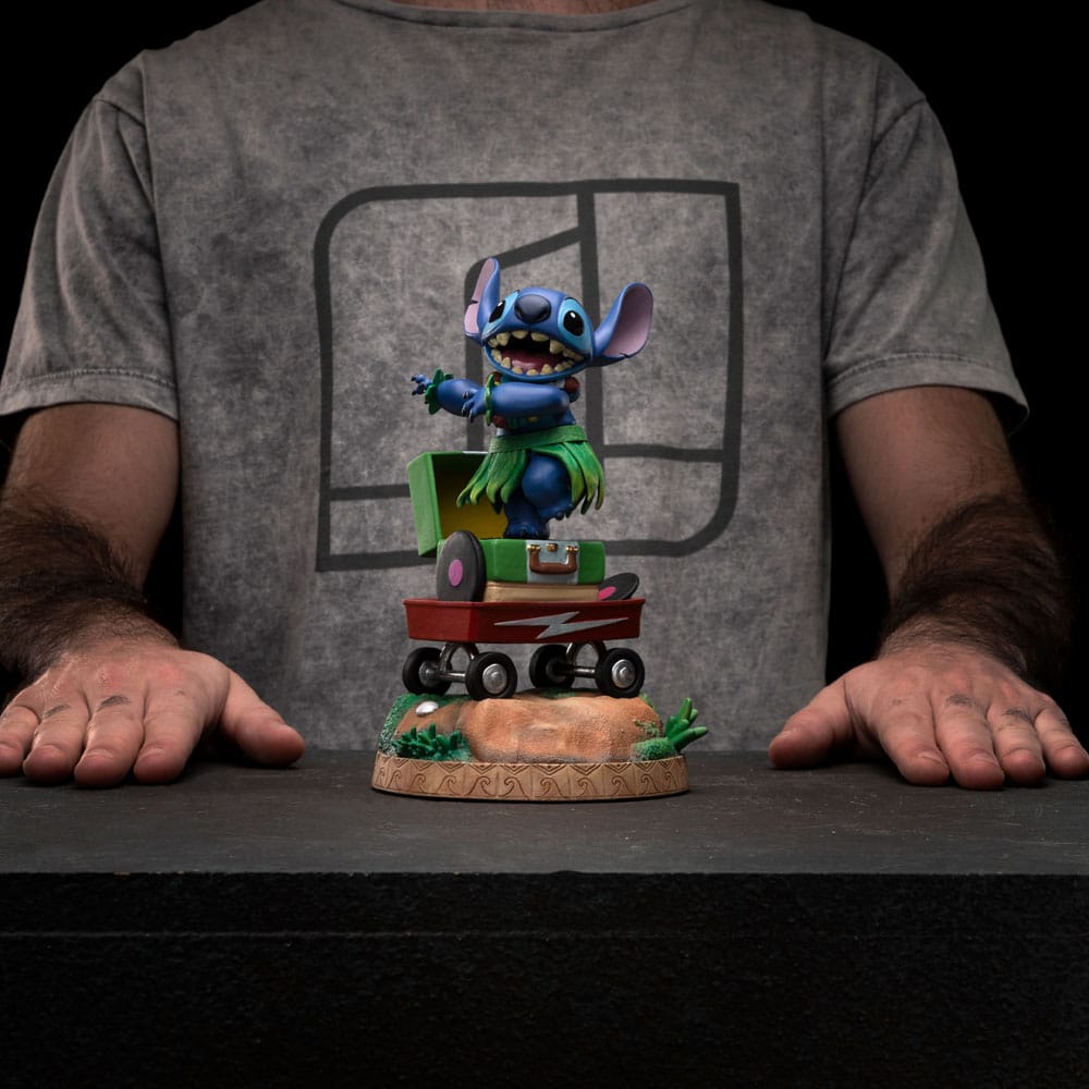 Lilo & Stitch Art Scale Statue Stitch Hula Iron Studios