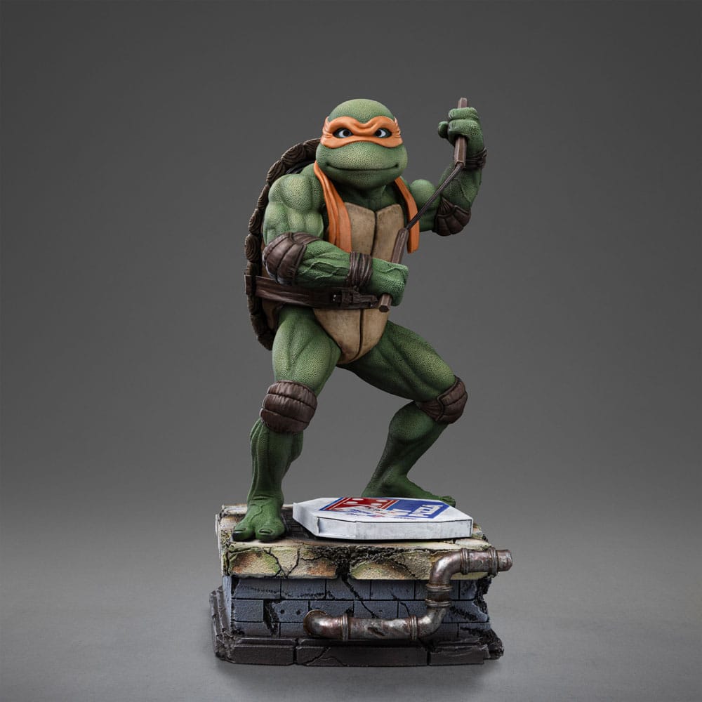 Teenage Mutant Ninja Turtles Art Scale Statue Michelangelo Iron Studios
