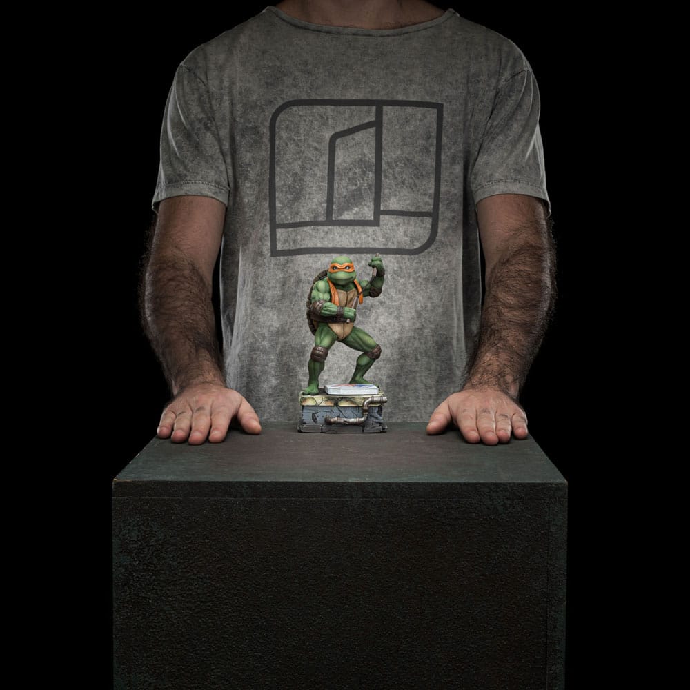 Teenage Mutant Ninja Turtles Art Scale Statue Michelangelo Iron Studios