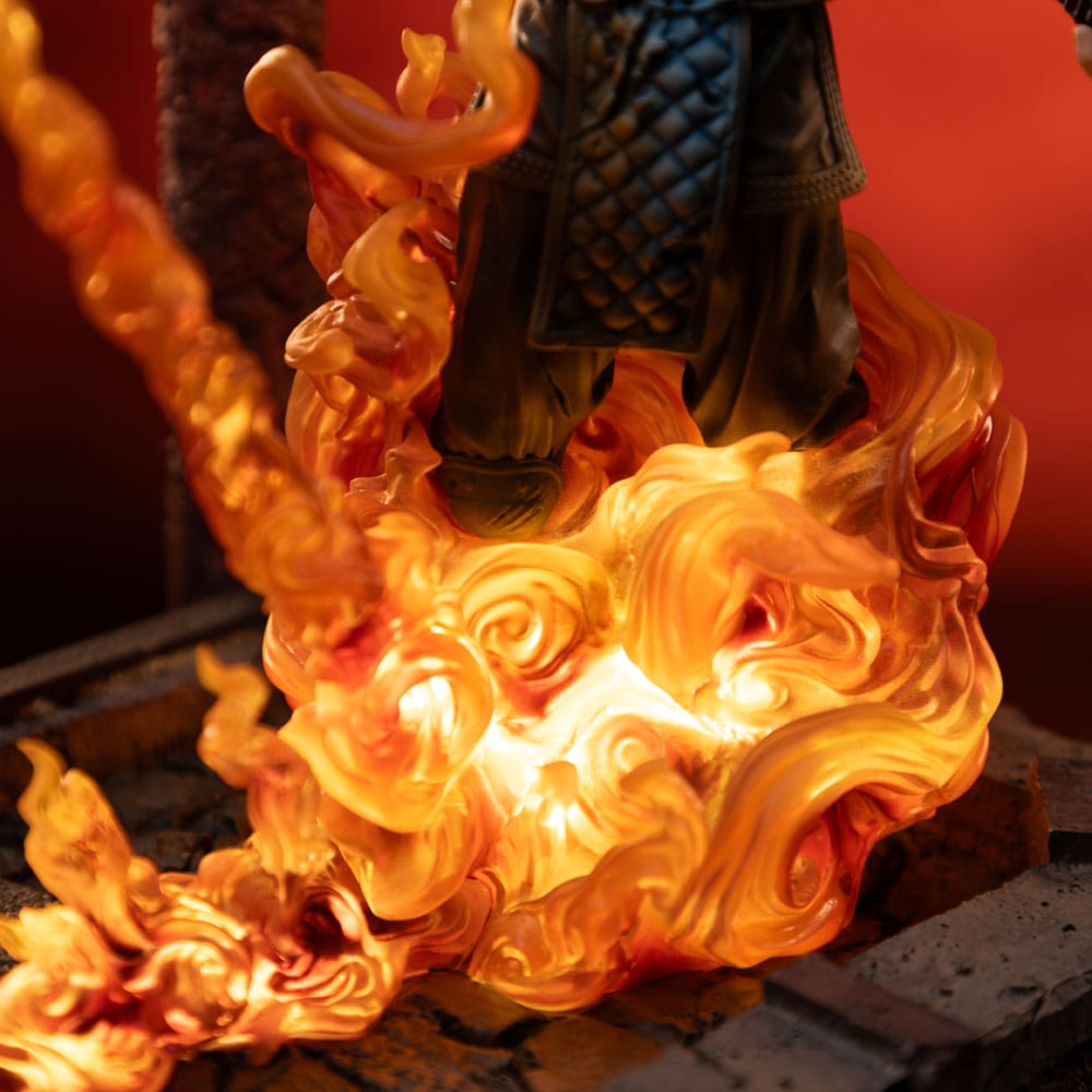 Mortal Kombat Deluxe Art Scale Statue Scorpion Fatality Iron Studios