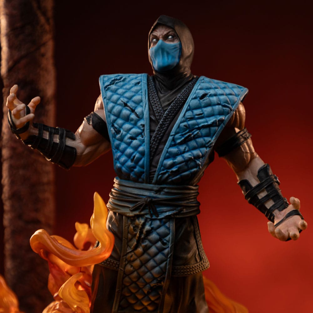 Mortal Kombat Deluxe Art Scale Statue Scorpion Fatality Iron Studios