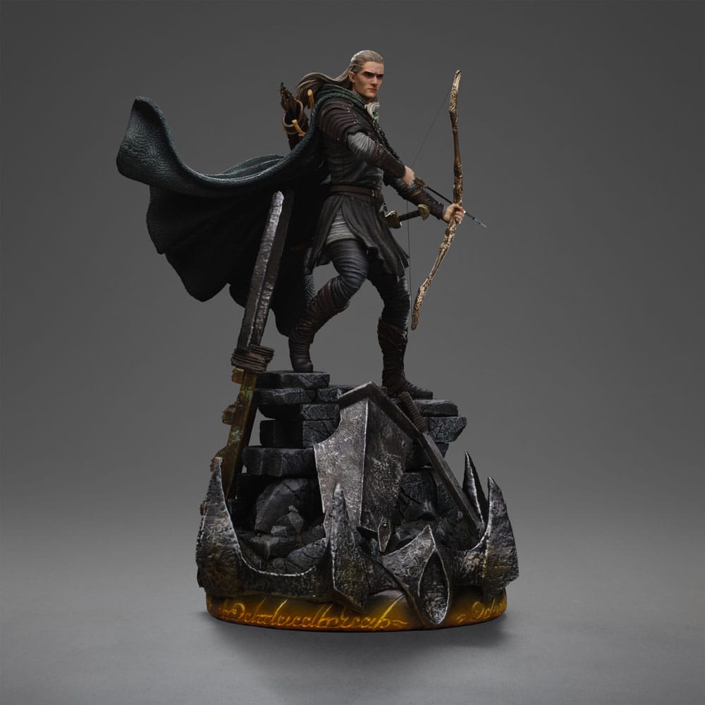 The Lord of the Rings Art Scale Statue Legolas Unleashed Iron Studios