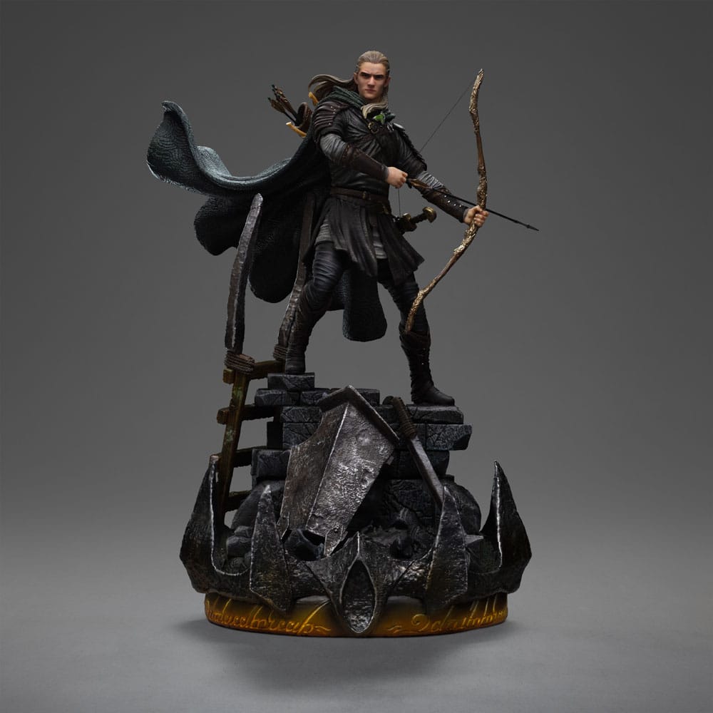 The Lord of the Rings Art Scale Statue Legolas Unleashed Iron Studios