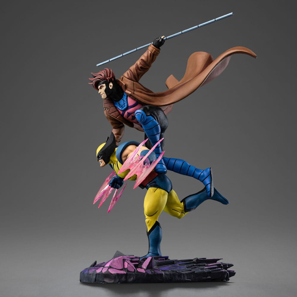 Marvel Deluxe Art Scale Statue X-Men´97 Gambit & Wolverine Iron Studios