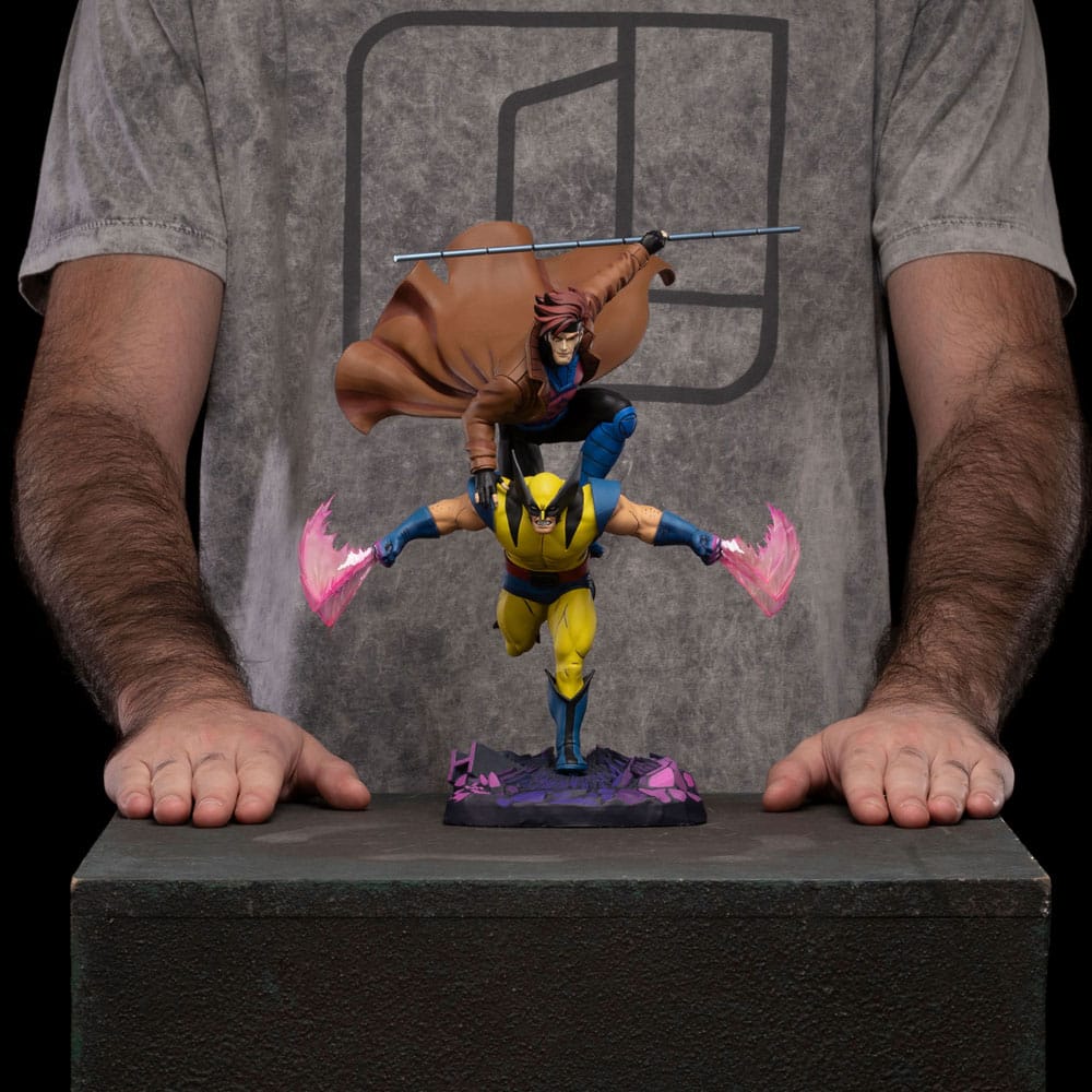 Marvel Deluxe Art Scale Statue X-Men´97 Gambit & Wolverine Iron Studios