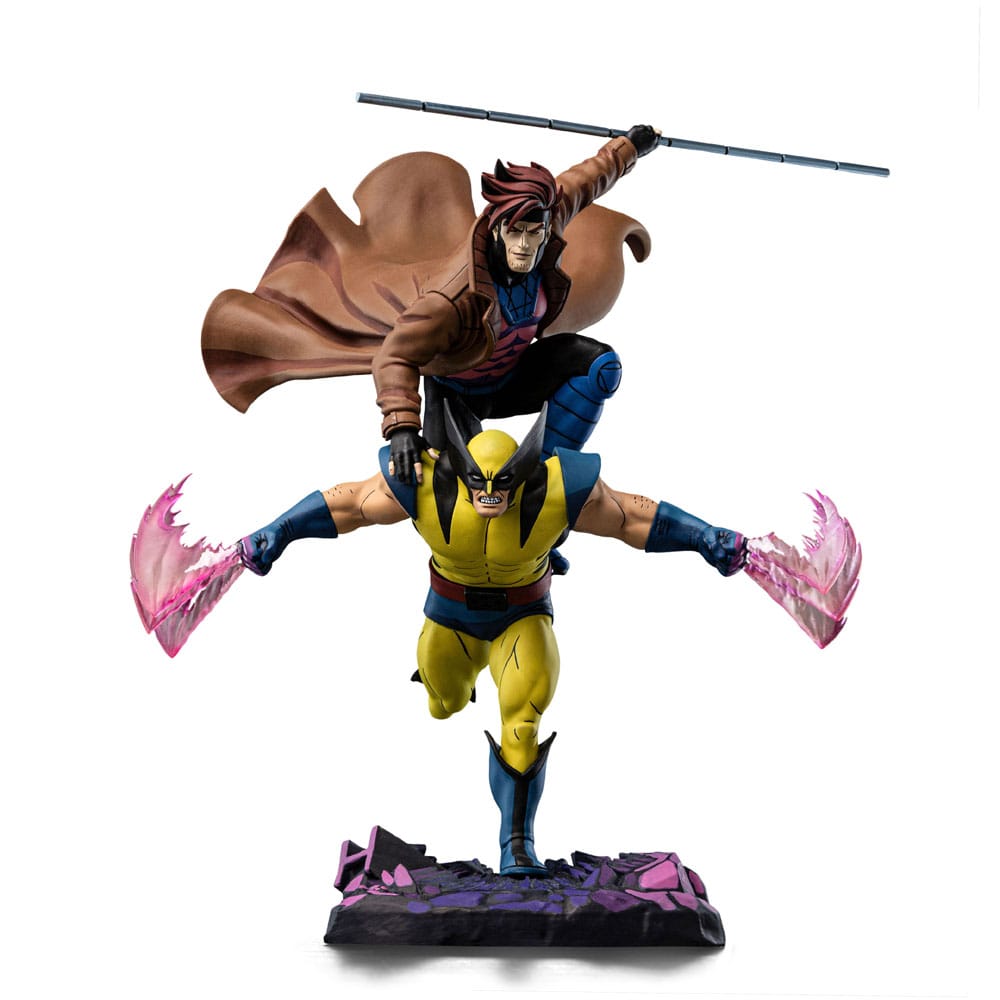 Marvel Deluxe Art Scale Statue X-Men´97 Gambit & Wolverine Iron Studios