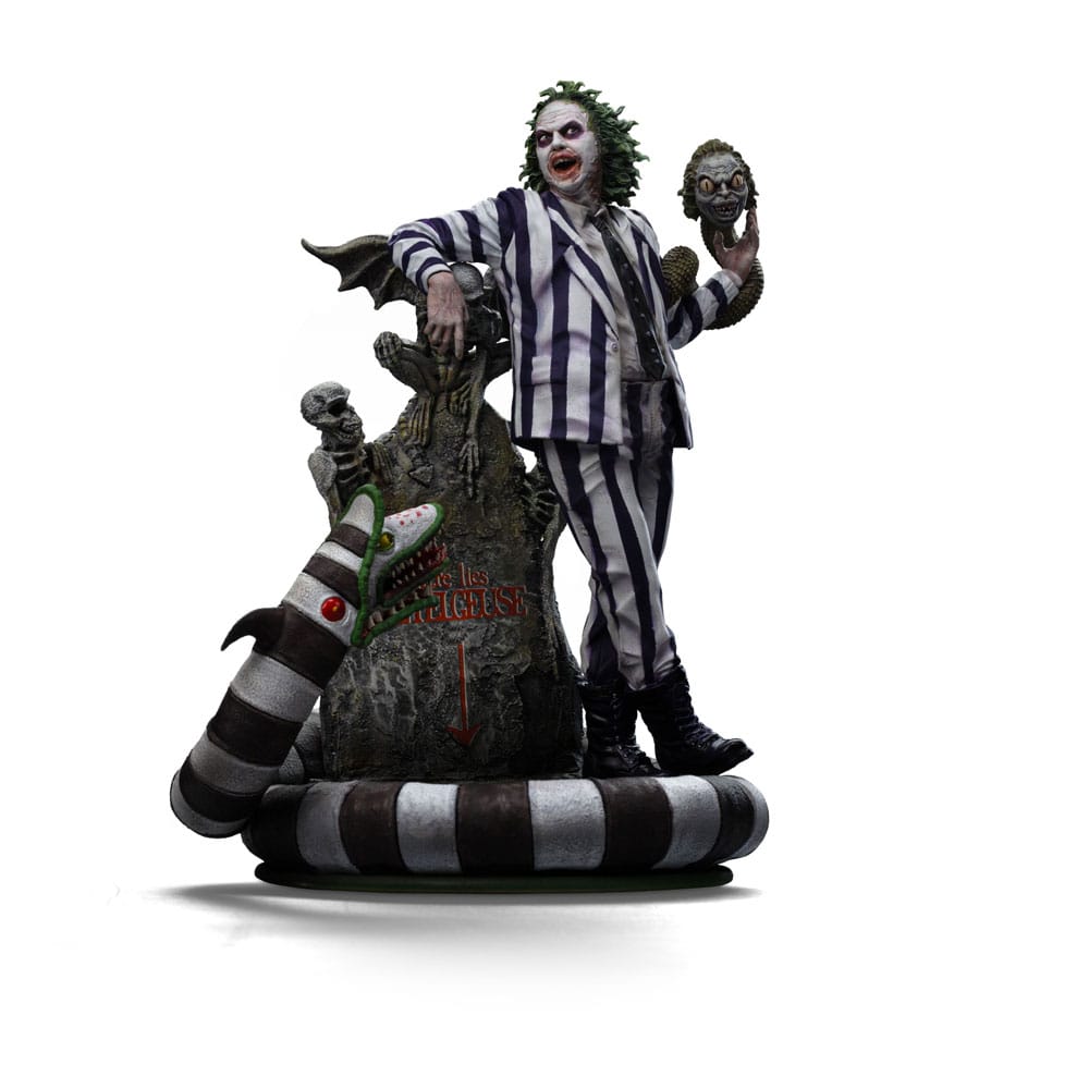 Beetlejuice Art Scale Statue Beetlejuice Iron Studios