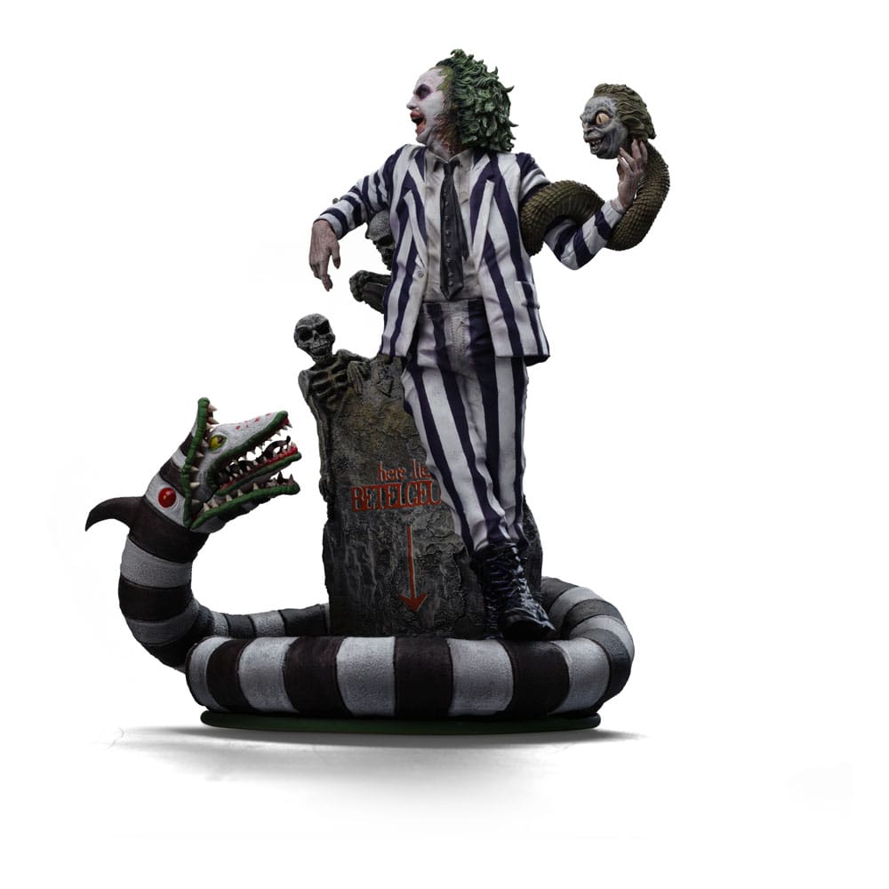 Beetlejuice Art Scale Statue Beetlejuice Iron Studios