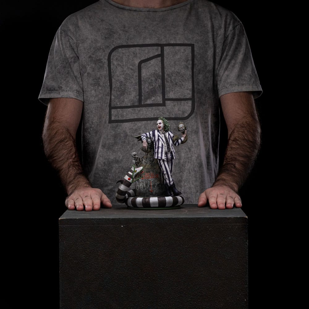 Beetlejuice Art Scale Statue Beetlejuice Iron Studios