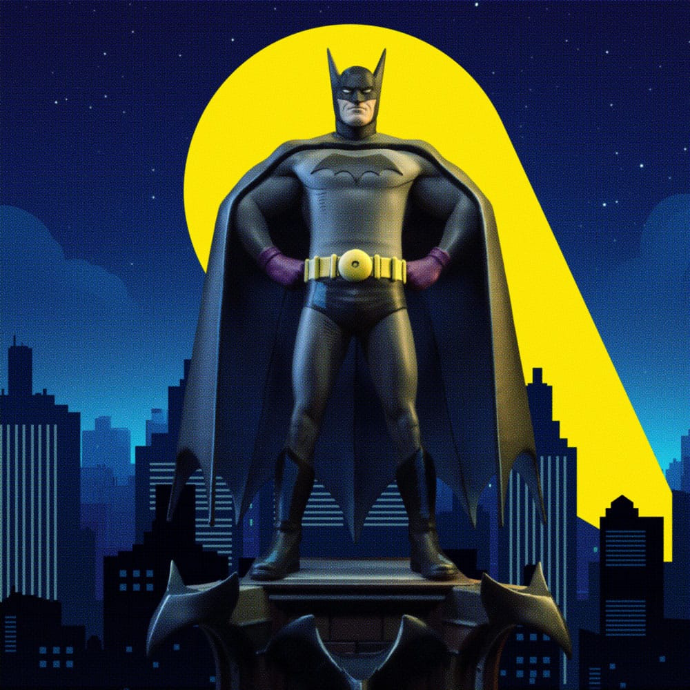 DC Comics Art Scale Statue Batman Detective 85th Anniversary Iron Studios