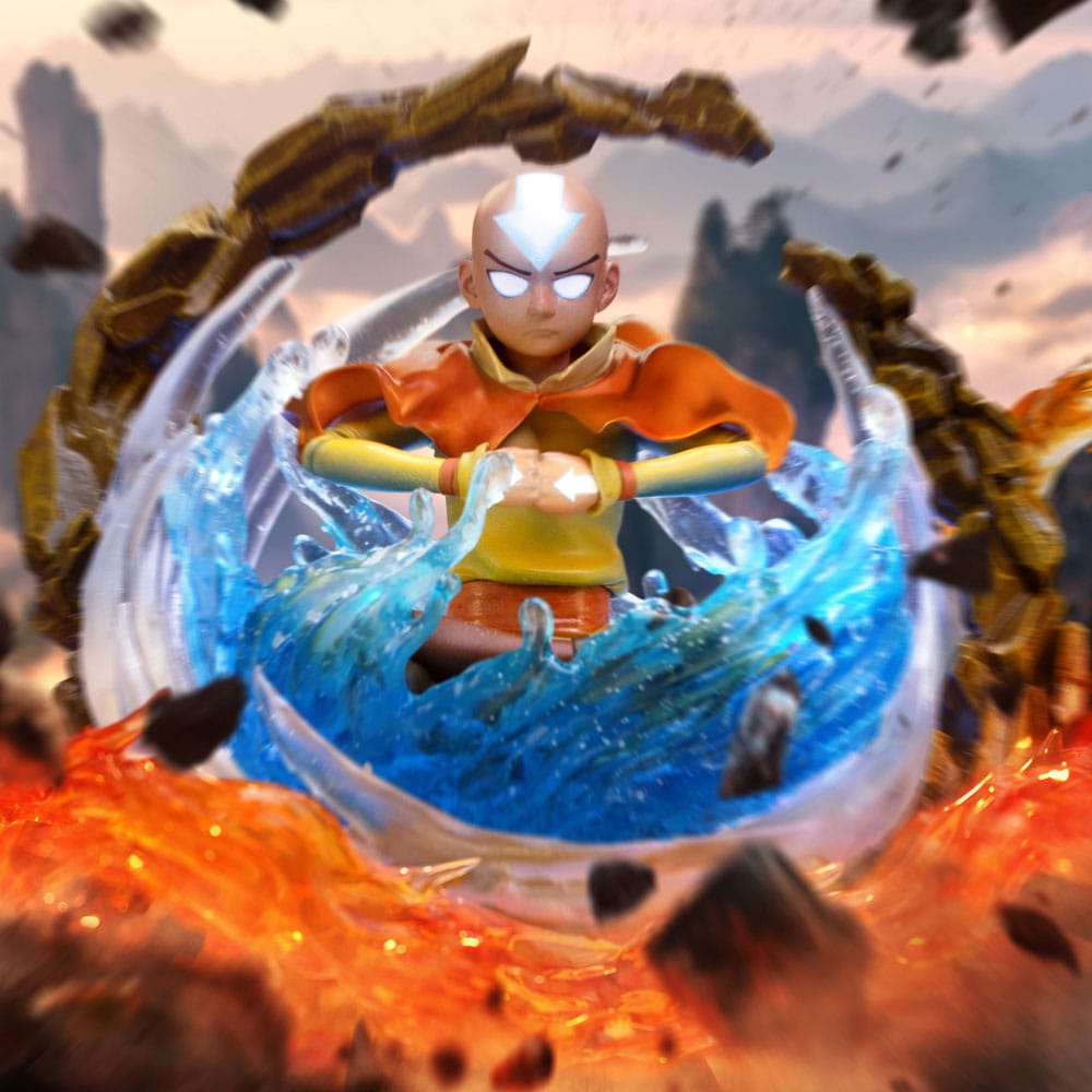 Avatar The Last Airbender Art Scale Statue Aang Iron Studios