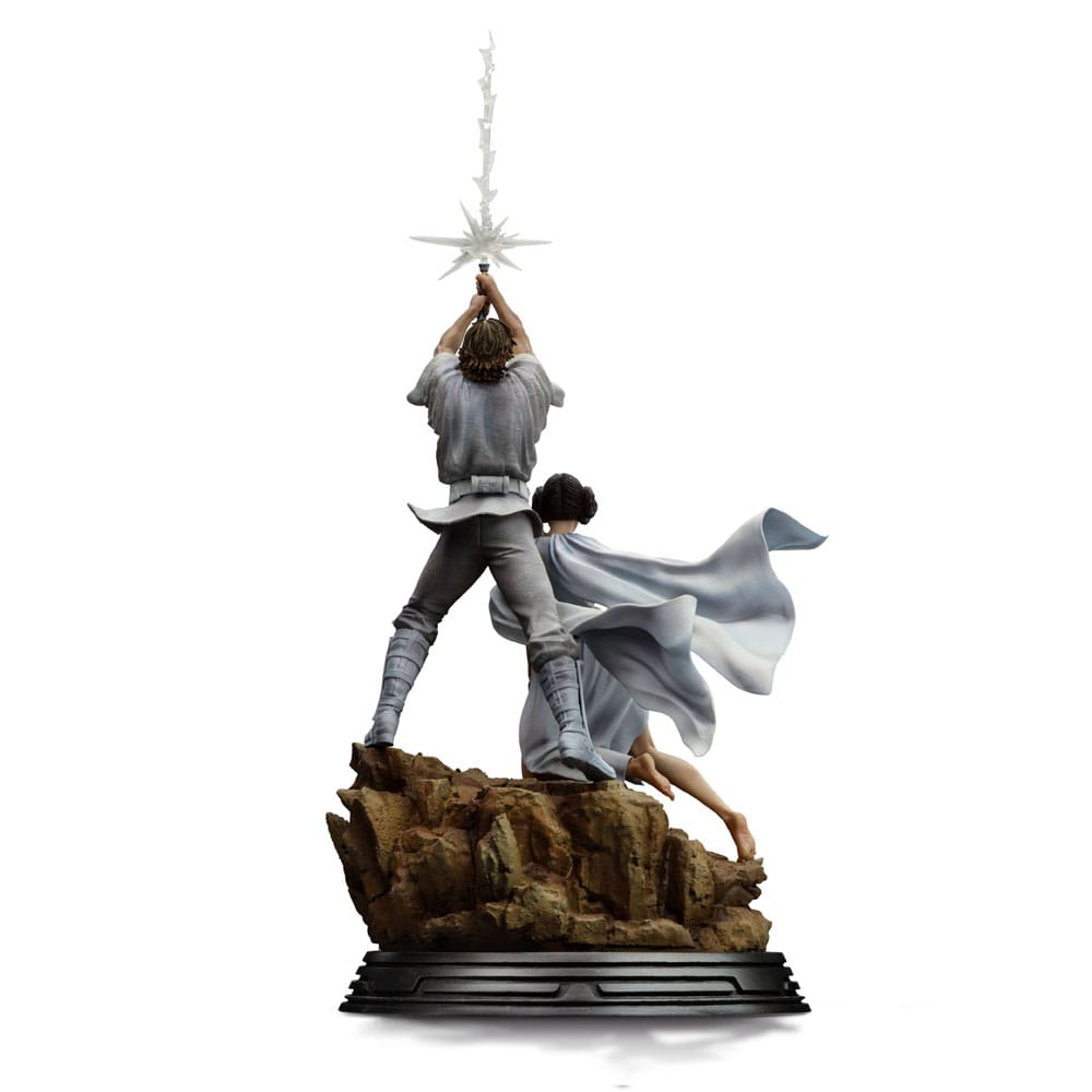 Star Wars Deluxe Art Scale Statue Luke and Leia Iron Studios
