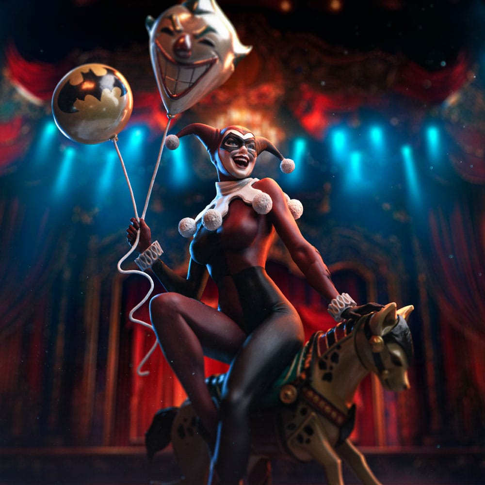 DC Comics Art Scale Statue Harley Quinn Unleashed Iron Studios